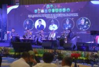 Ketua Dewan Perwakilan Rakyat Daerah (DPRD) Kalimantan Timur (Kaltim) Hasanuddin Mas’ud saat menjadi narasumber pada rapat koordinasi Forkopimda se-Kaltim