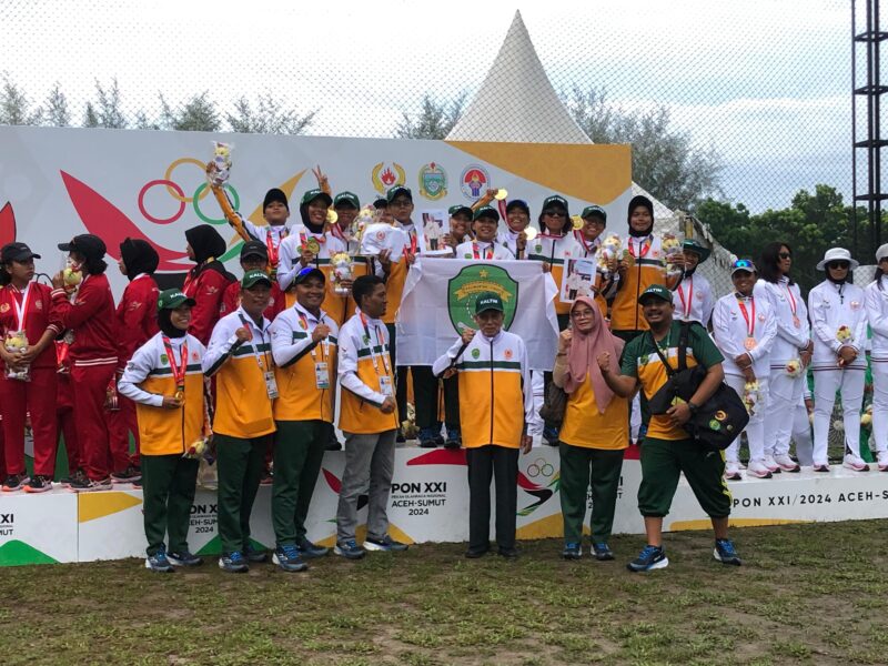  Cabor Kriket Kaltim yang berhasil menyabet medali emas pertama di PON.